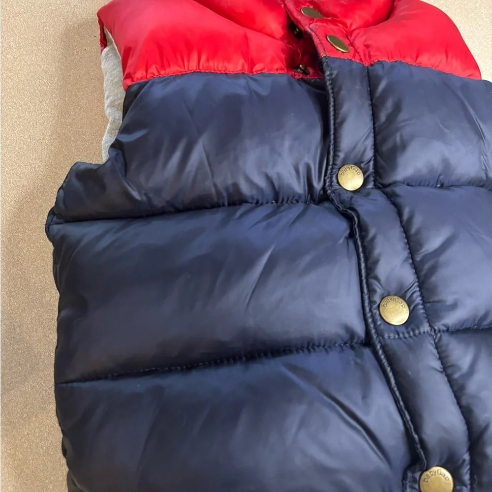 Baby GAP Red and Navy Puffer Vest